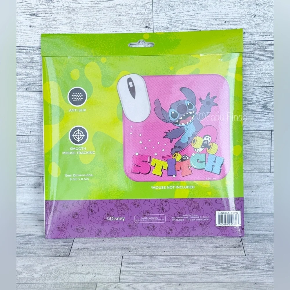 Disney Stich Mouse pad and wireless Mouse Set